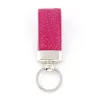 Key Ring, stingray leather, pink
