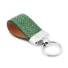 Key Ring, stingray leather, green - 3