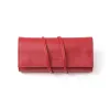Jewellery roll, Collection 1977, leather, red