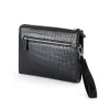 Adri Zip Pouch – Black Alligator Leather - 3