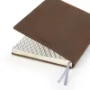 Notebook A5, leather, Tobacco, dotted - 3