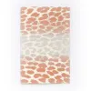 Greeting card leopard gradient copper/silver