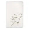 Christmas card mistletoe Merry Christmas laid paper