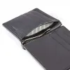 Card Wallet, Money Clip, 6 cc, Koll. 1977, leather, black - 2