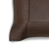Valet tray square, deer leather, 15 x 15 cm, mocha - 2