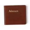 Adressbuch Ausgabe No. 21 Rindvollleder Verona Cognac-braunGoldschnitt