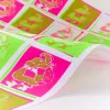 Wrapping paper litle santa neon 50 x 70 cm, 3 sheets - 3