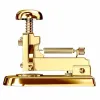 El Casco Desk Stapler M5, gold-plated with felt - 2