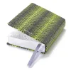 Pocket Daily Planner 2027 - One Day Per Page - Leather - Green Viper - 9.5 x 13 cm - 4