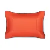 Valet tray rectangular, leather, 21 x 15 cm, mango
