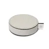 Tape measure, leather, length 150 cm, light grey - 2