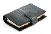 Personal Organiser, stingray leather, black