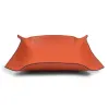 Valet tray square, leather, 20 x 20 cm, mango - 4