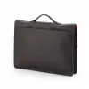 Deer leather briefcase, slim, brown - 2