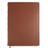 Guest Book with Gilt Edges, 144 pages, leather, A4, brandy