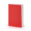 Notebook A5, linen, Red, dotted
