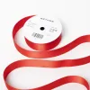 Satin ribbon, Width 25mm, Red