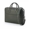Adri leather briefcase, slim - 3