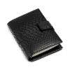 Pocket Organiser, python leather, black - 4
