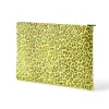Leather Laptop Sleeve – Neon Leopard