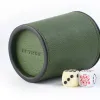 Dice Cup Shaker, leather, loden - 2