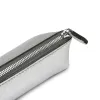 Pencil Case, leather Mos, silver - 5