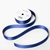 Satin ribbon, Width 25mm, Bleu de Prune