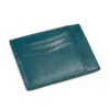 Card holder flat, 8 cc, nappa leather, petrol - 5