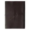 Notebook with Soft Cover, 96 pages, leather, A4, chocolate