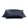 Valet tray square, leather, 15 x 15 cm, dark blue - 4