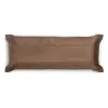 Valet tray rectangular, suede leather, 32 x 13 cm, nut