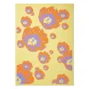 Wrapping paper Poppy orange/violet/beige, 3 sheets