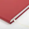 Edition C weekly calendar 2026 faux leather TeBeskin ruby red - 2