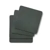 LEGENDÄR DRYNK Set of Coasters, leather, brown - 2