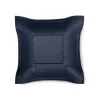 Valet tray square, leather, 15 x 15 cm, dark blue