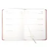 Edition C weekly calendar 2026 Novara ruby red, gold edging - 4