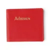 Adressbuch Ausgabe No. 21 Kunstleder TeBeskin rubin-rot