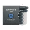 Caran d'Ache Chrom. Ink Cartridges, 6x, idyllic blue