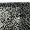 Wallet with Zip, stingray leather, large, black - 2