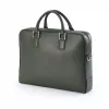 Adri leather briefcase, slim