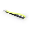 Key ring, leather, neon yellow