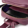 Adri Leather Backpack – Aubergine - 2