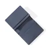 Card Wallet, 3 cc, Kollektion  1977, leather, bifold, blue - 3