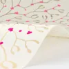 Wrapping paper mistletoe ivory 50 x 70 cm, 3 sheets - 3