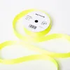 Satin ribbon, Width 25mm, Neon Yellow