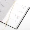 Edition D weekly calendar 2026 Novara ruby red, gold edging - 3
