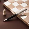 Caran d'Ache - Leman Damier - Set - Ballpoint Pen- Etui - Silver  - 2