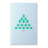 Christmas card it's a tree green/pink