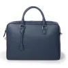 Briefcase Adri, leather, dark  blue - 3