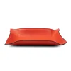 Valet tray rectangular, leather, 21 x 15 cm, mango - 3